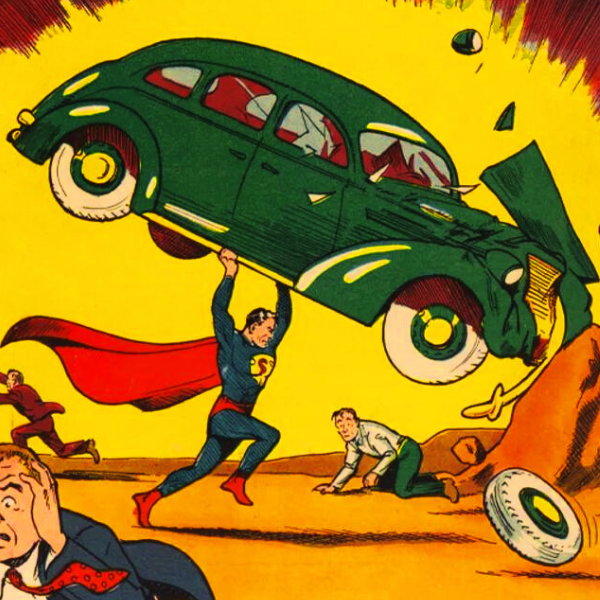 Image of Action Comics #1, the first appearance of Superman